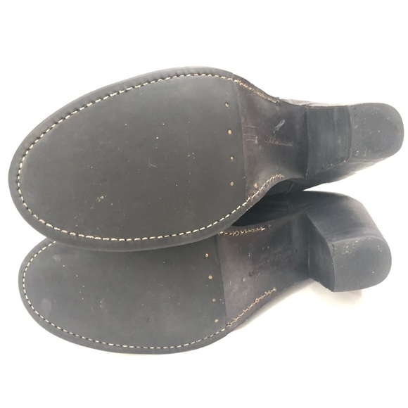 VTG Made in Mexico π²π½ l FRYE l Sz 9.5 Karla Engineer Tall w/ Heel Leather Boot - Picture 9 of 15